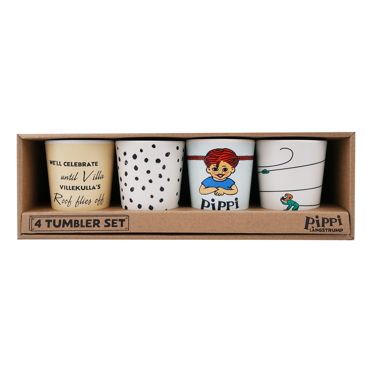 ASTRID LINDGREN ASTRID Pippi Tumbler set